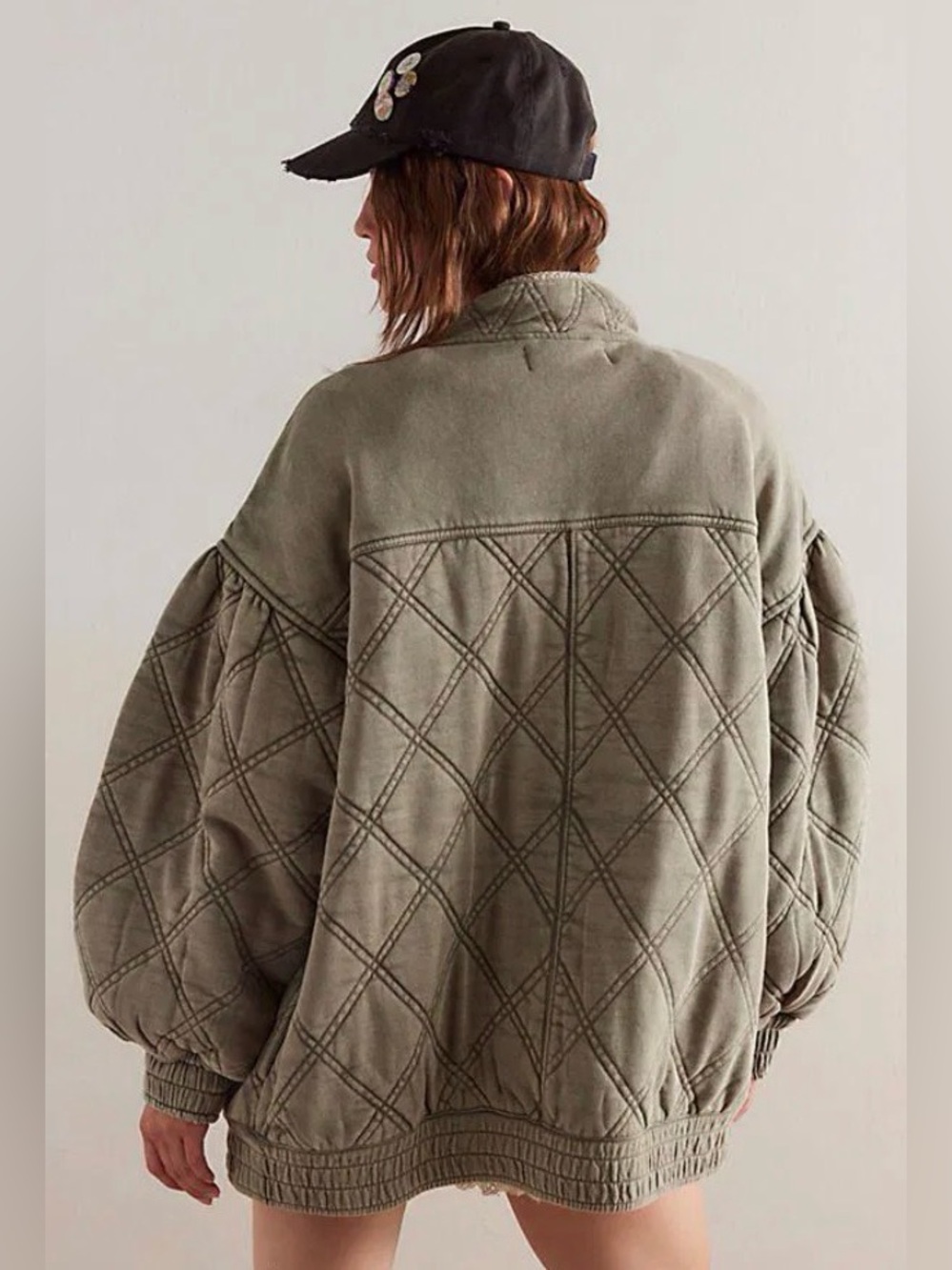 Free people juno quilted cotton jacket
